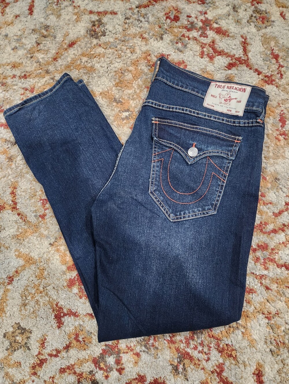 True Religion Geno Slim Jeans 38x32